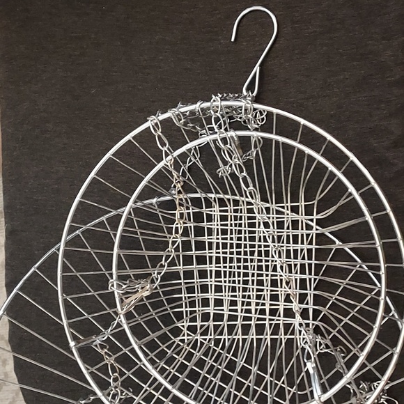 Three tier hanging baskets 12, 10, & 8 inch baskets, length 32 inches - Picture 2 of 3